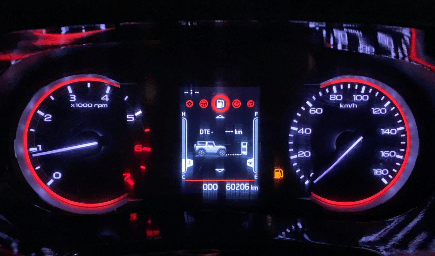 2023 Mahindra Thar LX HT PETROL 4WD MT, Petrol, Manual, 60,308 km, Odometer Image