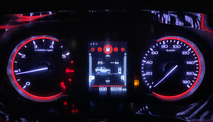 2023 Mahindra Thar LX HT PETROL 4WD MT, Petrol, Manual, 60,198 km, Odometer Image