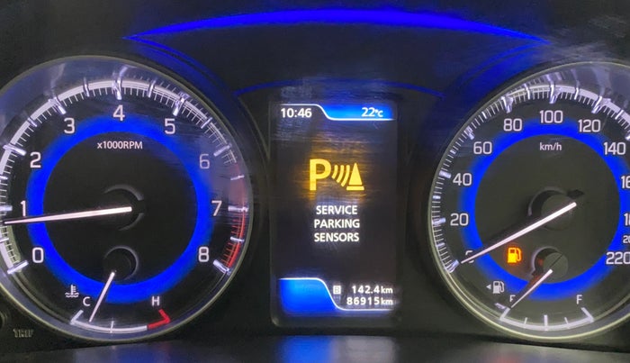 2018 Maruti Baleno ALPHA PETROL 1.2, Petrol, Manual, 86,904 km, Odometer Image