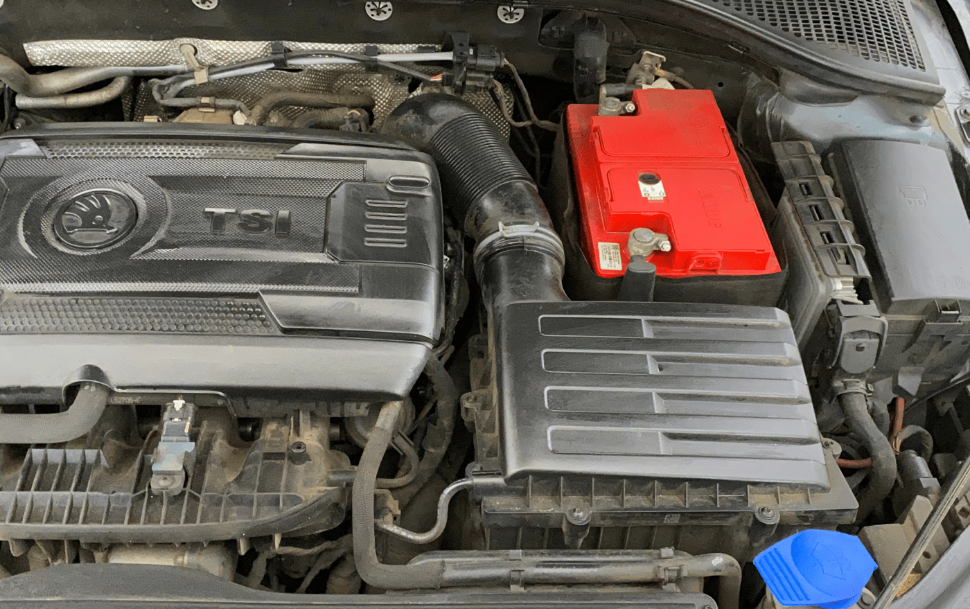 2019 Skoda Octavia L&K 1.8 TSI AT, Petrol, Automatic, 48,040 km, Engine View - Left