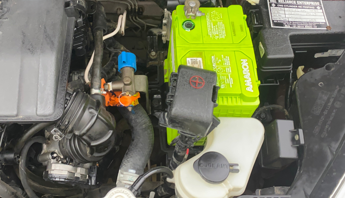 2015 Hyundai Grand i10 SPORTZ 1.2 KAPPA VTVT, CNG, Manual, 1,32,775 km, Engine View - Left