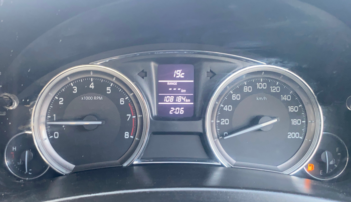 2018 Maruti Ciaz ALPHA 1.4 PETROL, Petrol, Manual, 1,08,199 km, Odometer Image