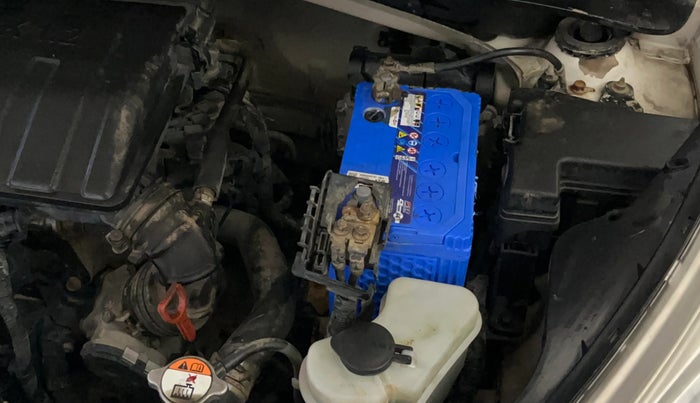 2015 Hyundai Grand i10 ASTA AT 1.2 KAPPA VTVT, Petrol, Automatic, 80,939 km, Engine View - Left