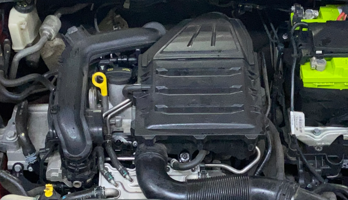 2022 Skoda SLAVIA STYLE 1.0L TSI AT, Petrol, Automatic, 74,432 km, Engine View