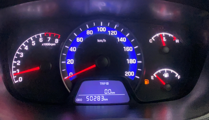 2019 Hyundai Xcent SX 1.2, Petrol, Manual, 50,276 km, Odometer Image