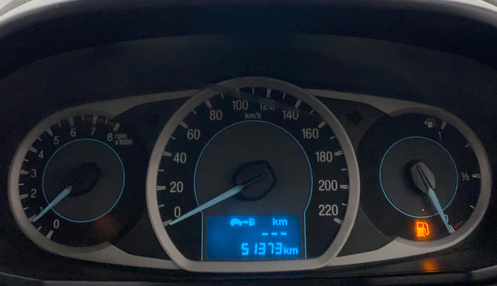 2016 Ford New Figo TITANIUM 1.2 PETROL MT, Petrol, Manual, 51,397 km, Odometer Image