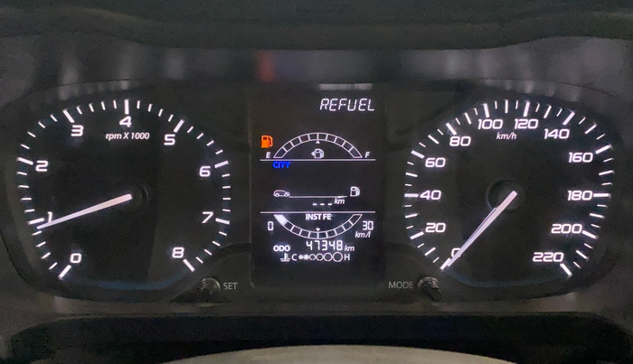 2021 Tata ALTROZ XZ PETROL, Petrol, Manual, 47,347 km, Odometer Image