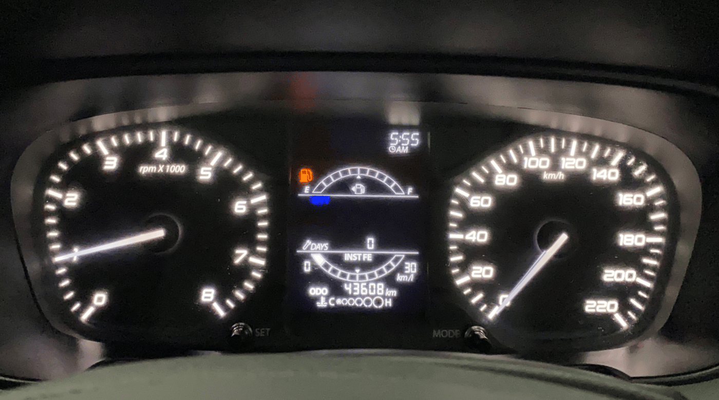 2022 Tata PUNCH ADVENTURE MT, Petrol, Manual, 43,614 km, Odometer Image