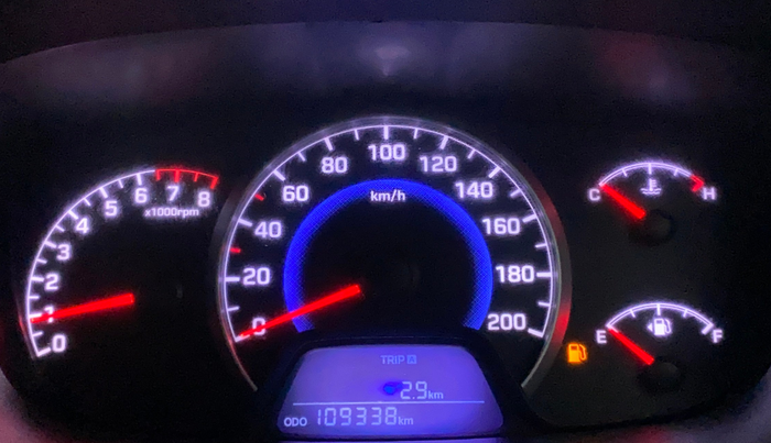 2015 Hyundai Grand i10 ERA 1.2 KAPPA VTVT, Petrol, Manual, 1,09,338 km, Odometer Image