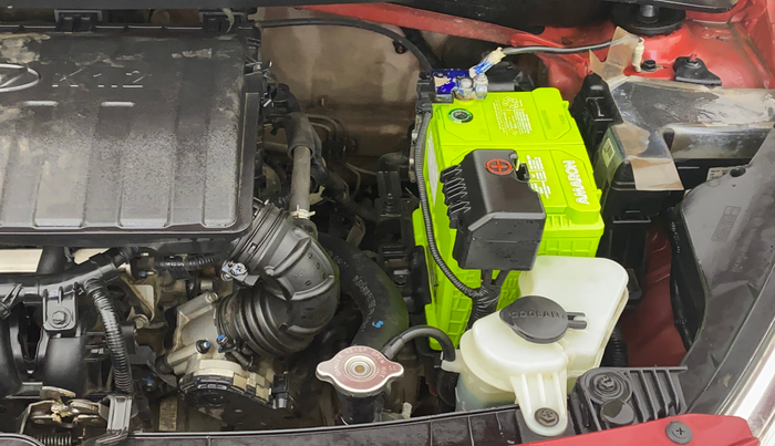 2017 Hyundai Grand i10 SPORTZ 1.2 KAPPA VTVT, Petrol, Manual, 77,942 km, Engine View - Left