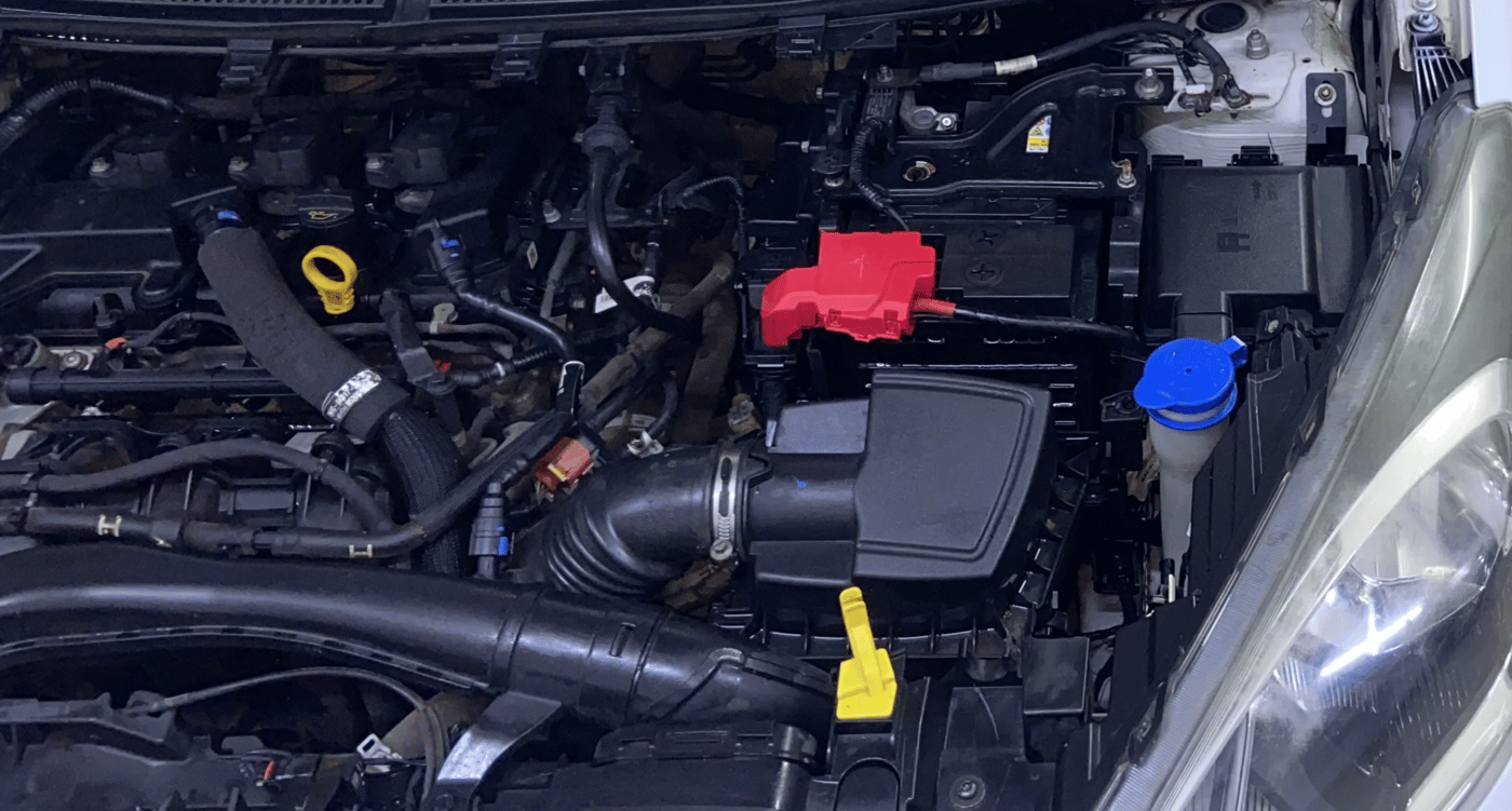 2019 Ford New Figo TITANIUM 1.2 PETROL MT, Petrol, Manual, 57,911 km, Engine View - Left