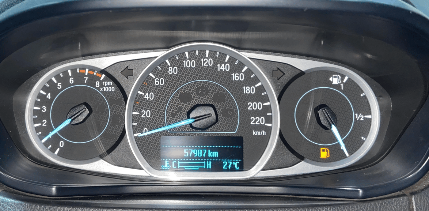 2019 Ford New Figo TITANIUM 1.2 PETROL MT, Petrol, Manual, 57,911 km, Odometer Image