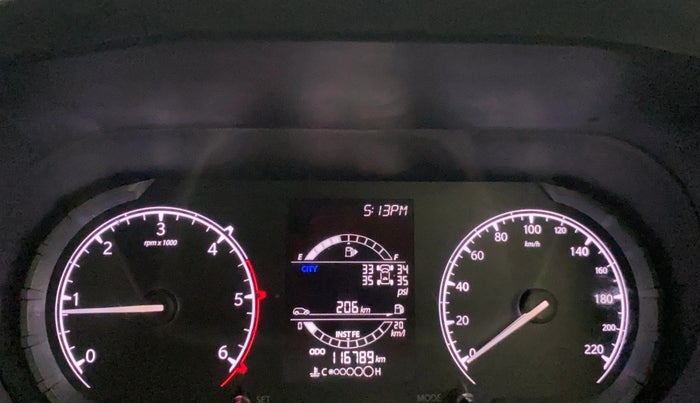 2021 Tata Safari XT PLUS, Diesel, Manual, 1,16,766 km, Odometer Image