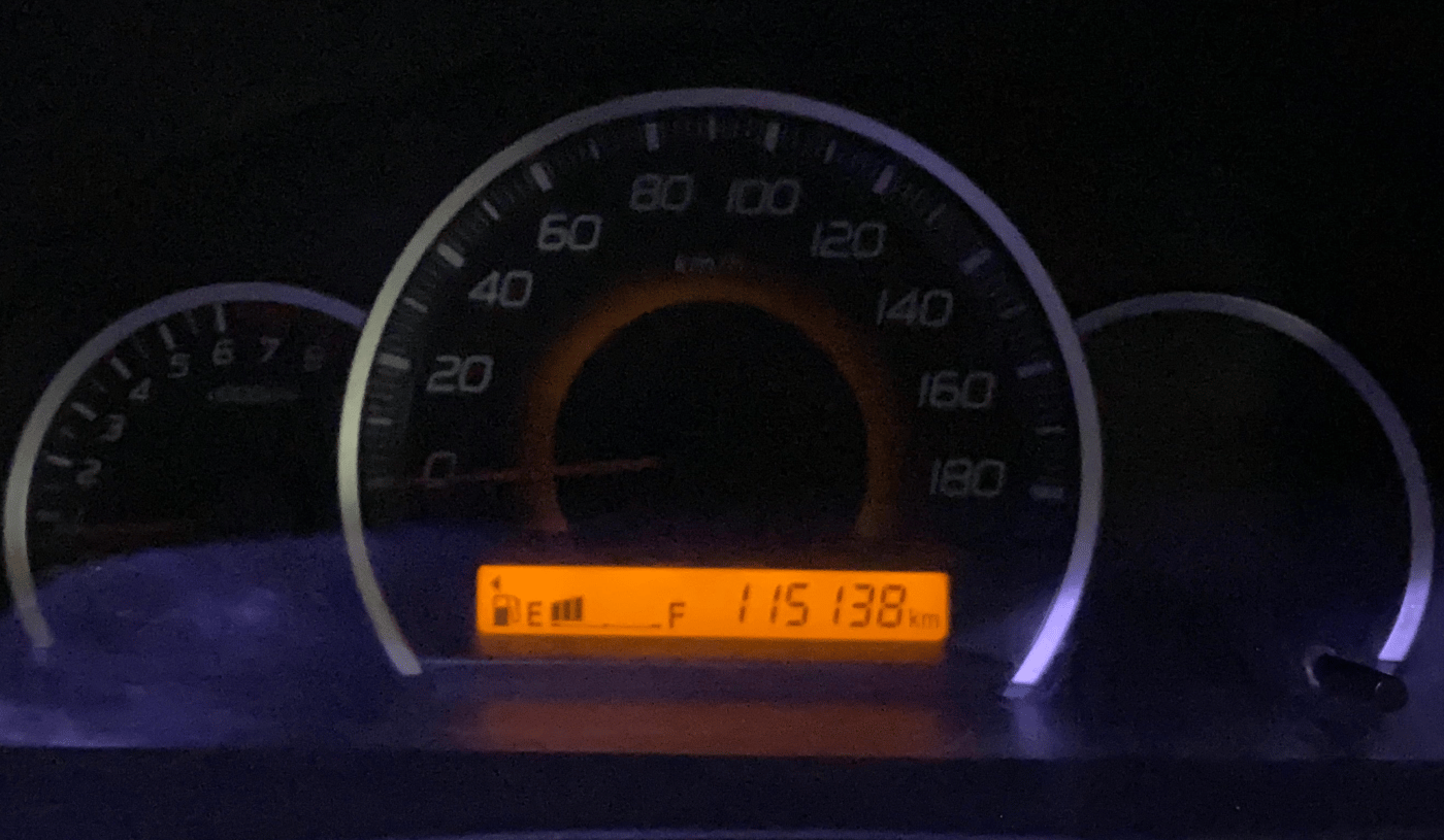 2015 Maruti Wagon R 1.0 VXI, Petrol, Manual, 1,15,070 km, Odometer Image