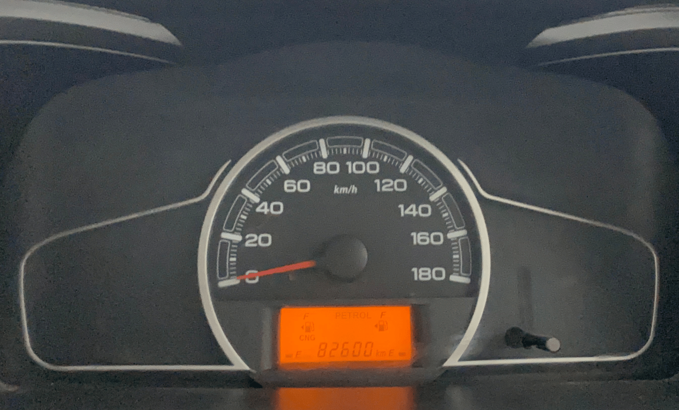 2021 Maruti Alto LXI CNG, CNG, Manual, 82,569 km, Odometer Image