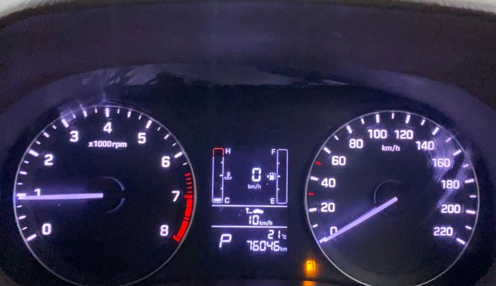 2016 Hyundai Creta SX PLUS AT 1.6 PETROL, Petrol, Automatic, 76,045 km, Odometer Image