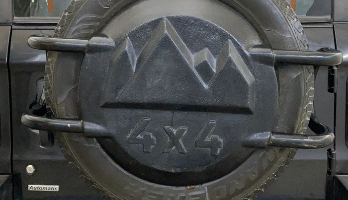 2021 Mahindra Thar LX PETROL HT 4WD AT, Petrol, Automatic, 55,622 km, Spare Tyre