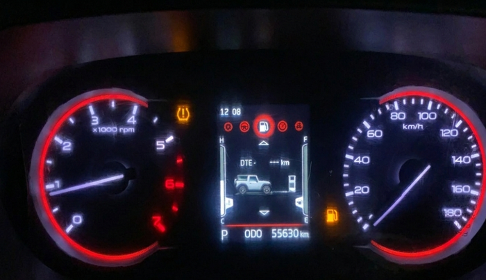 2021 Mahindra Thar LX PETROL HT 4WD AT, Petrol, Automatic, 55,622 km, Odometer Image
