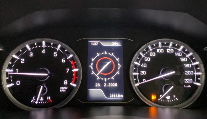 2023 Maruti Grand Vitara ZETA SMART HYBRID, Petrol, Manual, 28,620 km, Odometer Image