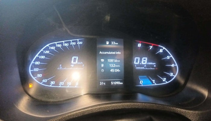 2020 Hyundai Verna SX 1.5 VTVT, Petrol, Manual, 51,090 km, Odometer Image
