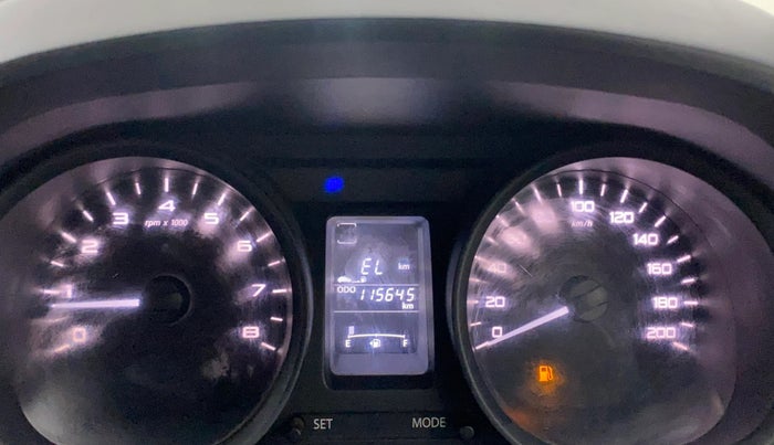 2016 Tata Tiago XT PETROL, CNG, Manual, 1,15,645 km, Odometer Image