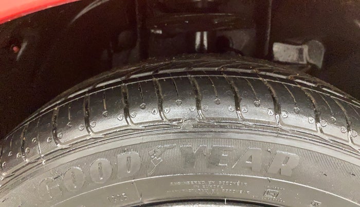 2020 Tata Tiago XZA PLUS DUAL TONE PETROL, Petrol, Automatic, 34,480 km, Right Front Tyre Tread