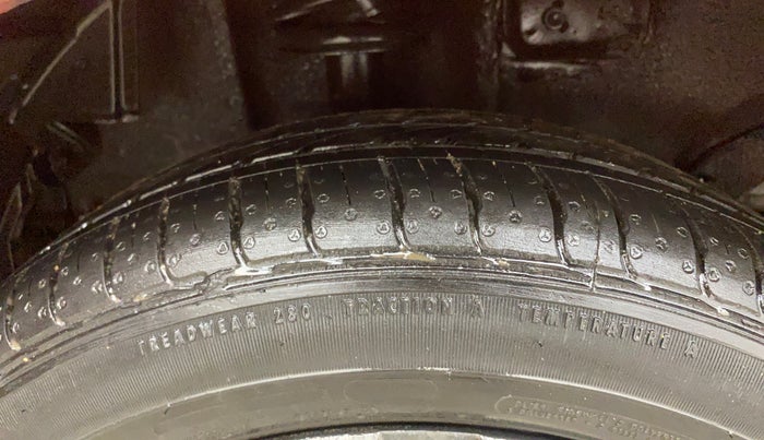 2020 Tata Tiago XZA PLUS DUAL TONE PETROL, Petrol, Automatic, 34,480 km, Right Rear Tyre Tread