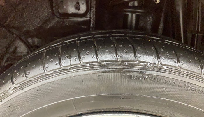 2020 Tata Tiago XZA PLUS DUAL TONE PETROL, Petrol, Automatic, 34,480 km, Left Rear Tyre Tread