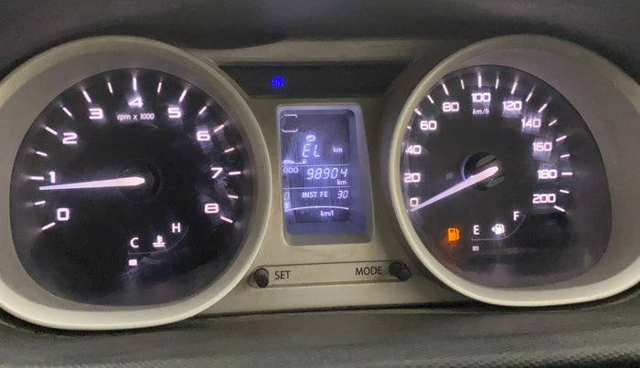 2017 Tata Tiago XZ PETROL, Petrol, Manual, 98,898 km, Odometer Image