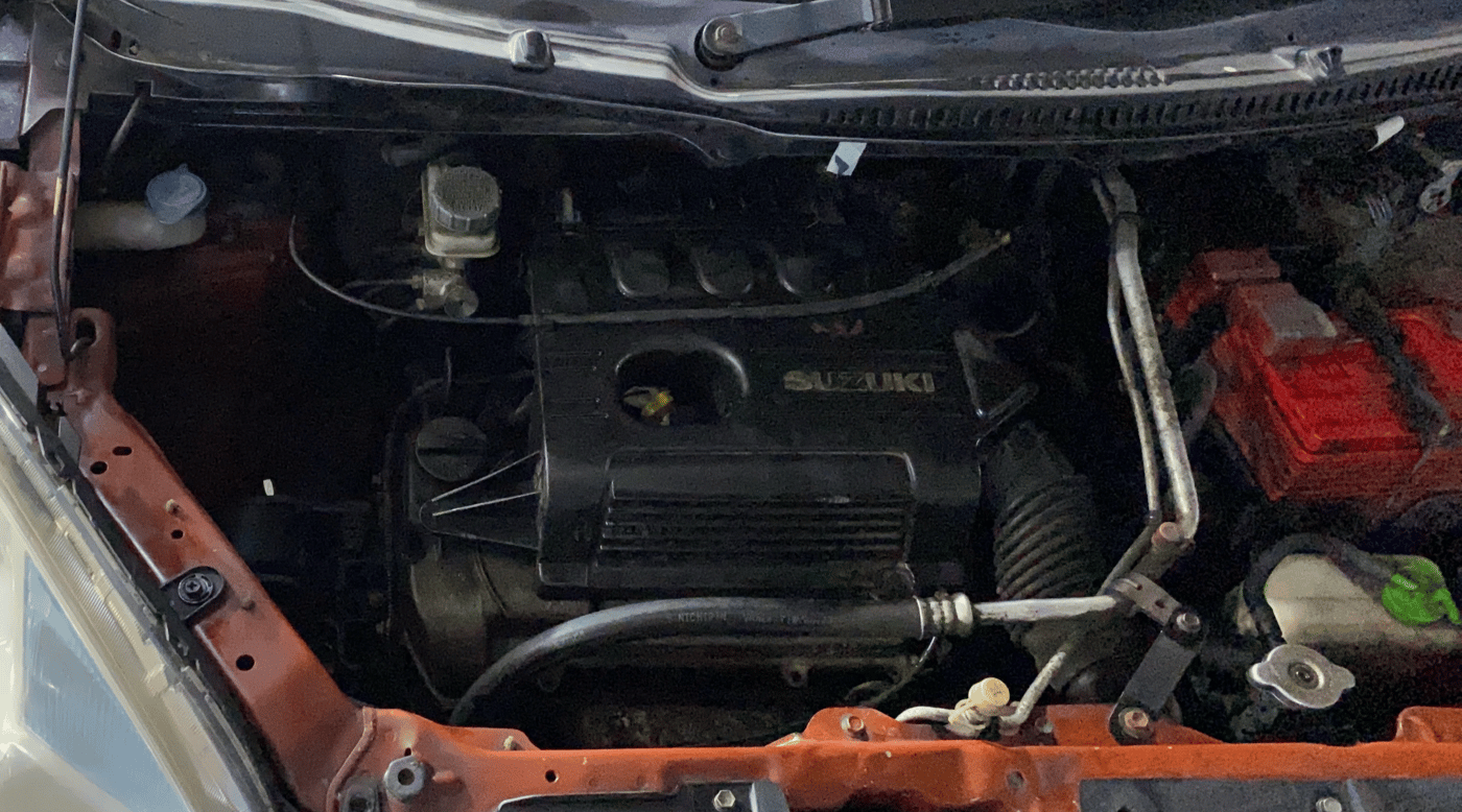 2012 Maruti Wagon R 1.0 LXI, Petrol, Manual, 66,200 km, Engine View - Right