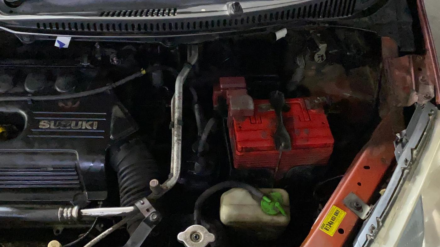 2012 Maruti Wagon R 1.0 LXI, Petrol, Manual, 66,200 km, Engine View - Left