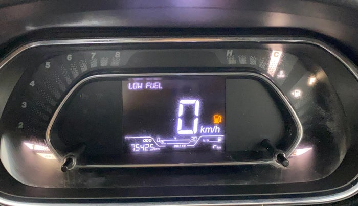 2021 Tata Tiago XZ PLUS PETROL, Petrol, Manual, 75,425 km, Odometer Image