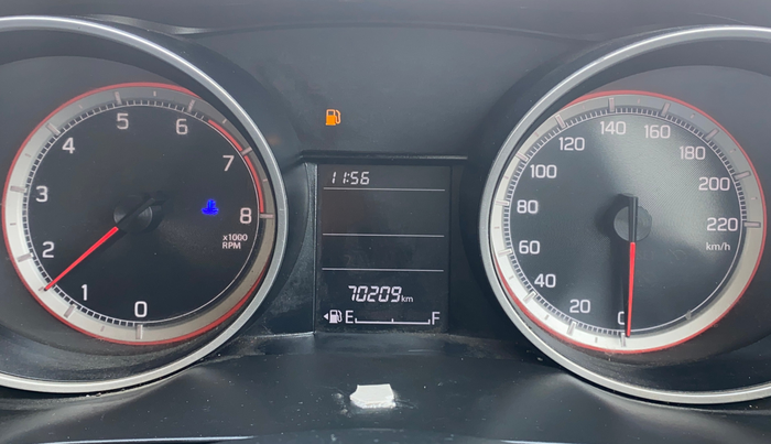 2019 Maruti Swift VXI, Petrol, Manual, 70,199 km, Odometer Image