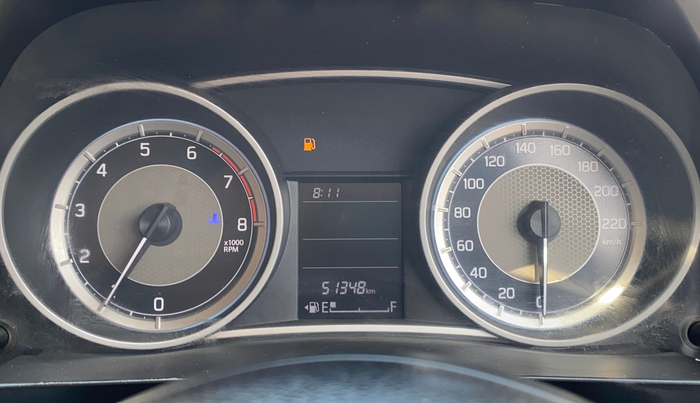 2019 Maruti Dzire VXI, Petrol, Manual, 51,333 km, Odometer Image