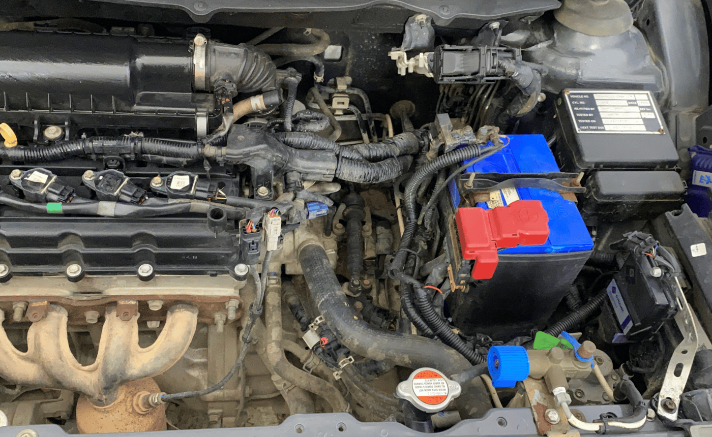 2019 Toyota Glanza V CVT, CNG, Automatic, 84,272 km, Engine View - Left