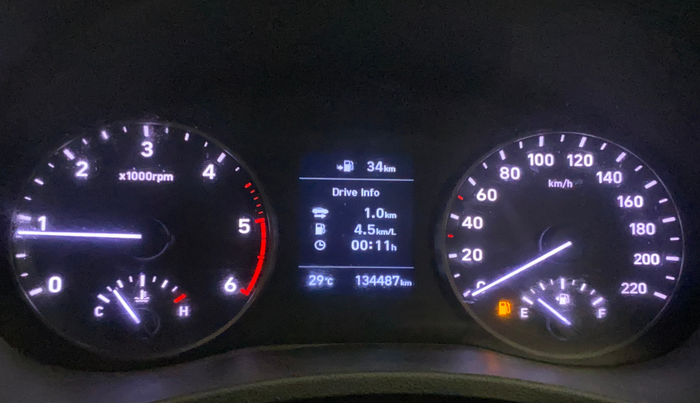 2018 Hyundai Verna 1.6 SX (O) CRDI MT, Diesel, Manual, 1,34,560 km, Odometer Image