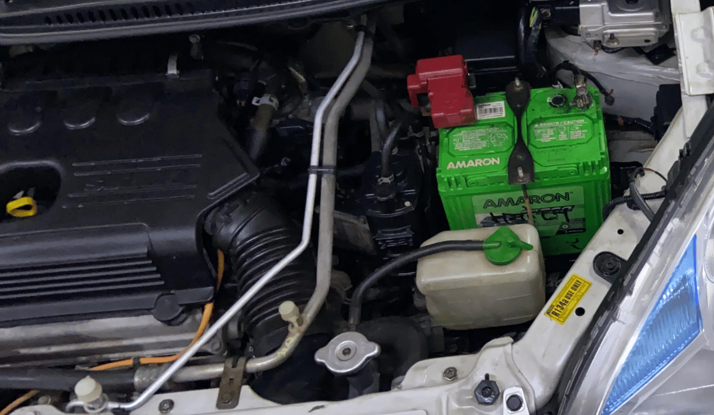 2018 Maruti Wagon R 1.0 VXI AMT, Petrol, Automatic, 88,582 km, Engine View - Left