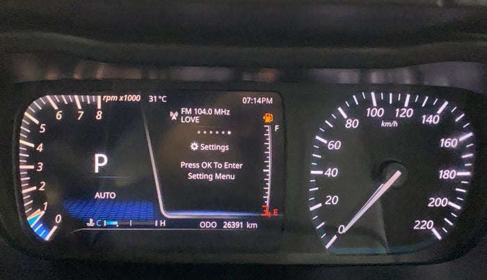 2023 Tata ALTROZ  XZA Plus Sunroof Dark Edition, Petrol, Automatic, 26,389 km, Odometer Image