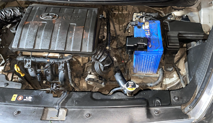 2020 Hyundai AURA SX 1.2, Petrol, Manual, 1,04,595 km, Engine View - Left