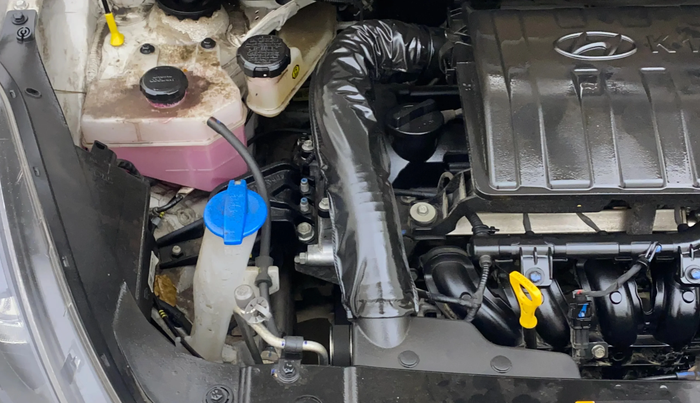 2024 Hyundai AURA SX PLUS 1.2 AMT, Petrol, Automatic, 13,194 km, Engine View - Right