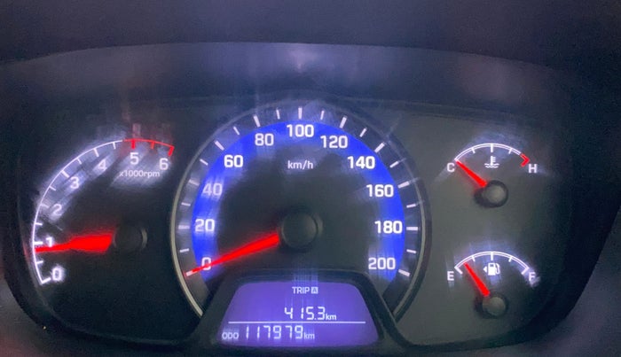 2015 Hyundai Xcent BASE 1.1, Diesel, Manual, 1,17,985 km, Odometer Image