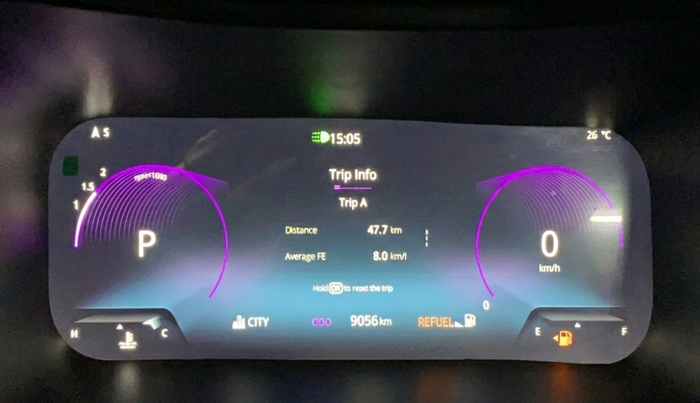 2025 Tata NEXON FEARLESS + SUNROOF DCA DUAL TONE 1.2 PETROL, CNG, Automatic, 9,111 km, Odometer Image