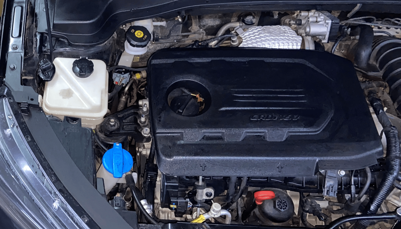 2022 KIA SONET HTX 1.5 AT, Diesel, Automatic, 62,800 km, Engine View - Right