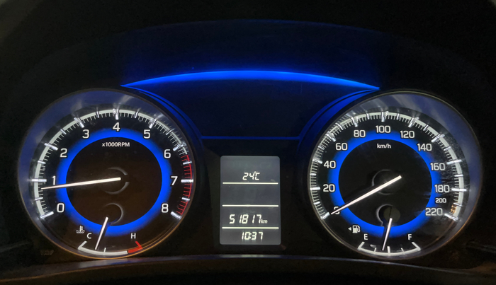 2019 Maruti Baleno DELTA PETROL 1.2, Petrol, Manual, 51,805 km, Odometer Image