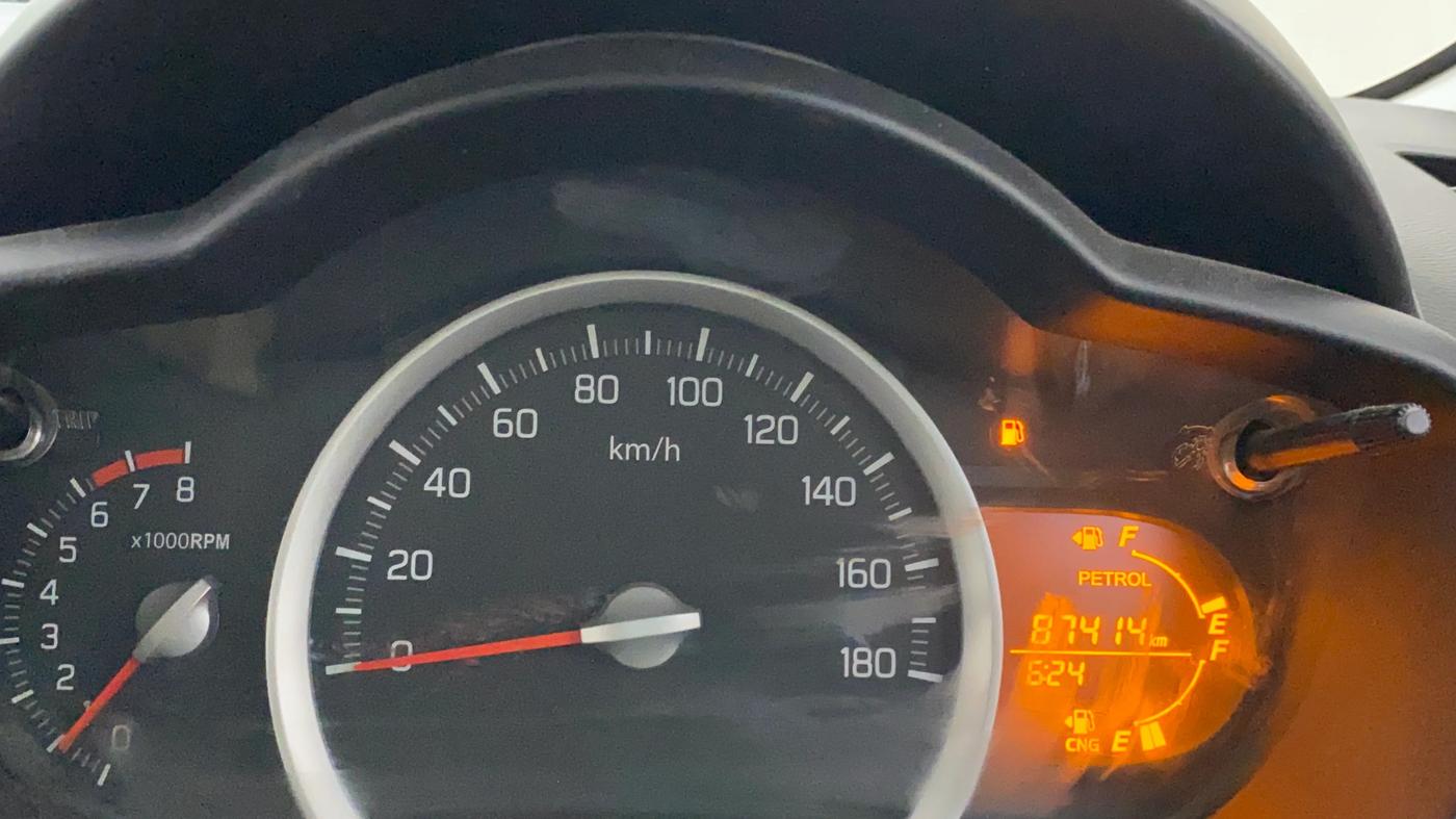 2020 Maruti Celerio VXI CNG, CNG, Manual, 87,413 km, Odometer Image