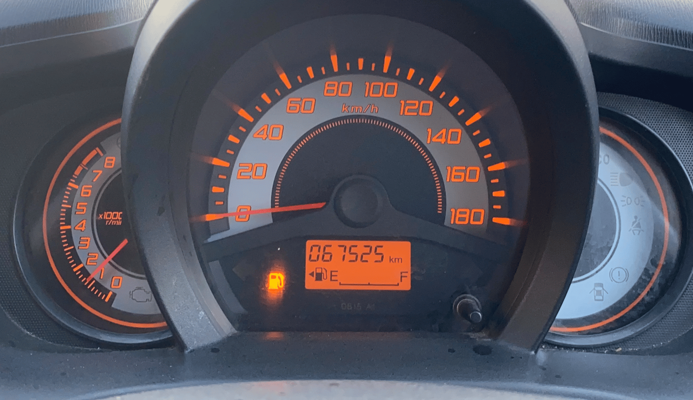 2014 Honda Brio S MT, Petrol, Manual, 67,544 km, Odometer Image