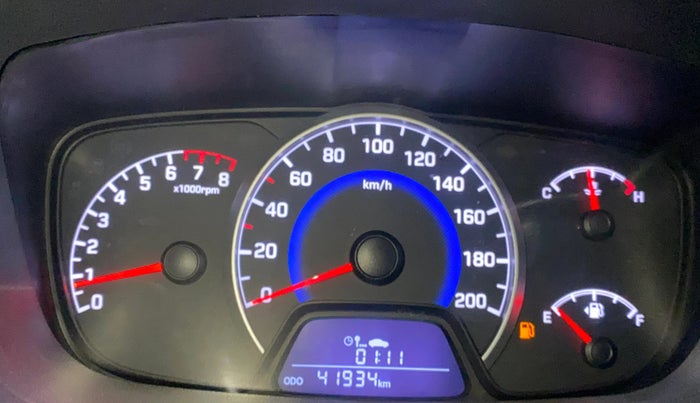 2017 Hyundai Grand i10 SPORTZ 1.2 KAPPA VTVT, Petrol, Manual, 41,915 km, Odometer Image