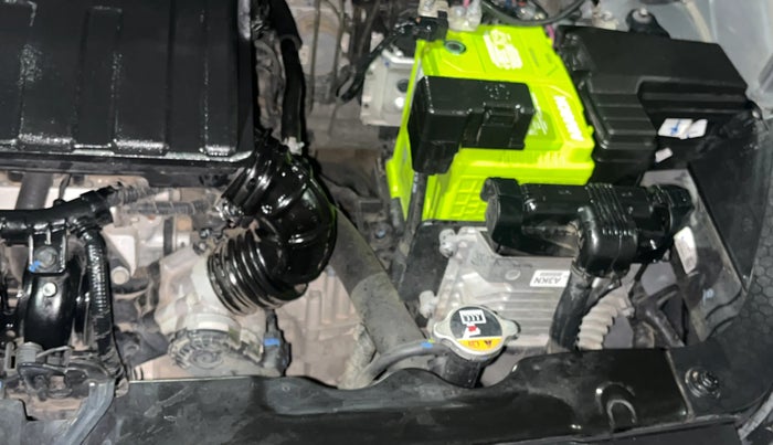 2022 Hyundai AURA SX PLUS 1.2 AMT, Petrol, Automatic, 46,491 km, Engine View - Left