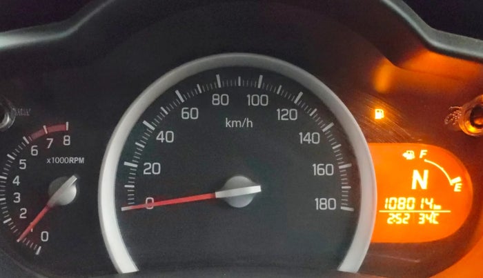 2017 Maruti Celerio ZXI AMT (O), Petrol, Automatic, 1,08,014 km, Odometer Image