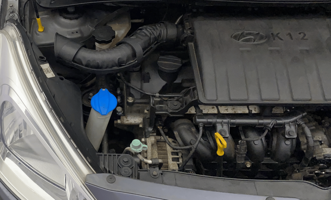 2019 Hyundai Grand i10 MAGNA 1.2 KAPPA VTVT, Petrol, Manual, 83,386 km, Engine View - Right